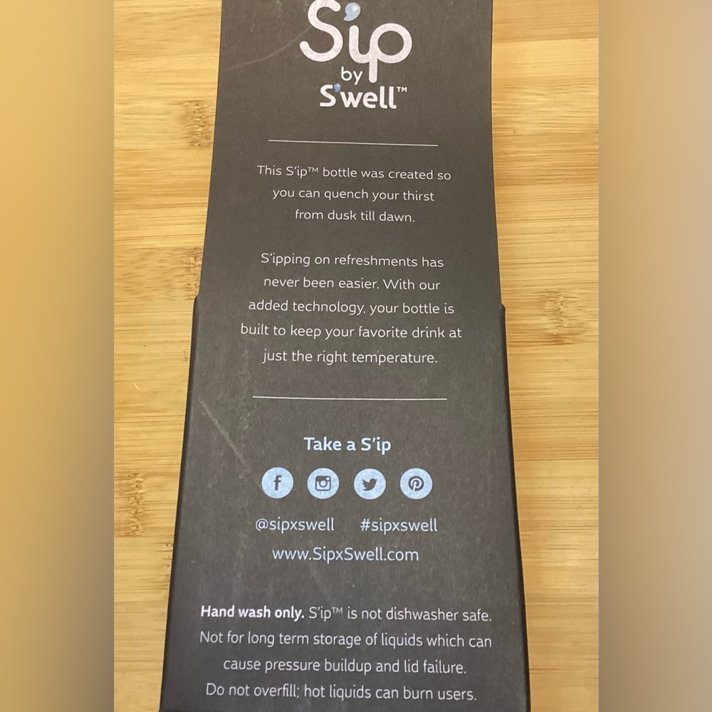 Set of 2 Sip by S’well Water Bottles - Picture 5 of 5